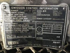 Liebherr Exhaust Pipe